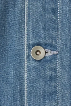 nanamica Short Denim Jacket - Light Indigo< Coats, Jackets, And Vests