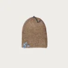 Cottle Silk Mohair Sparkle Beanie - Tree Bark< Accessories