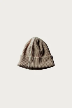 Cottle Silk Noel Organic Waffle Farm Beanie Long - Coffee< Accessories