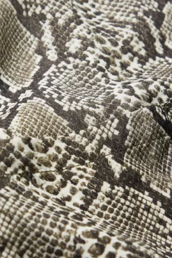 Kapital Silk Rayon Python WRANGLE Collar Aloha - Grey< Shirts