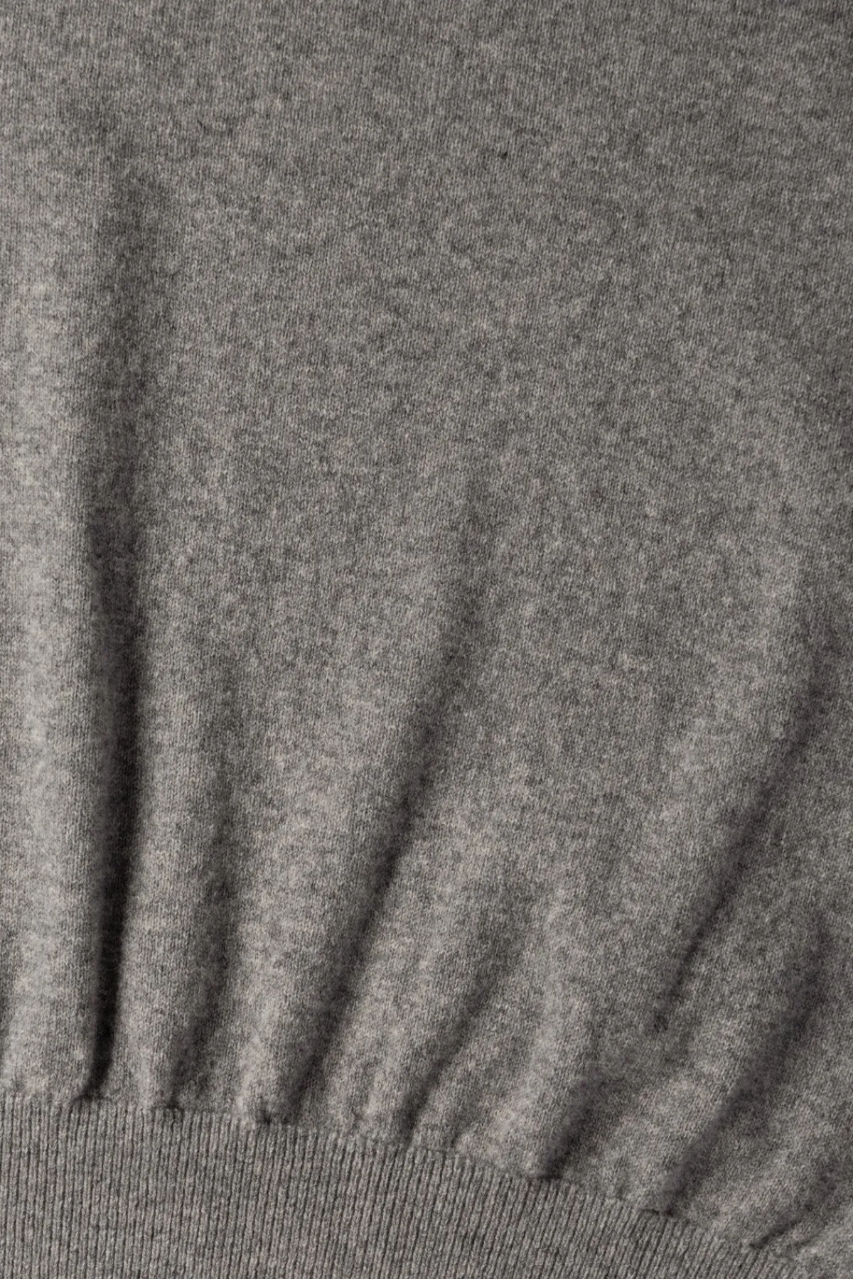 orSlow Simple Crew Neck Sweater Crafted in Japan - Light Grey< Sweaters