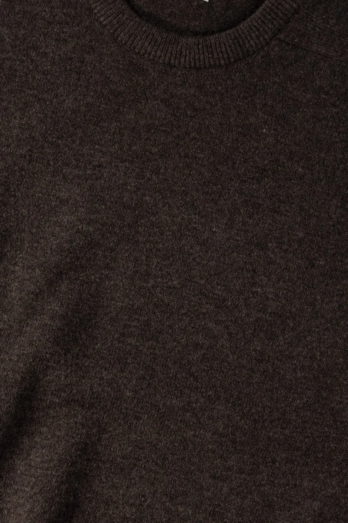 orSlow Simple Crew Neck Sweater Crafted in Japan - Brown< Sweaters