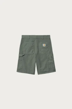 Carhartt Work In Progress Single Knee Short - Park Garment Dyed< Shorts