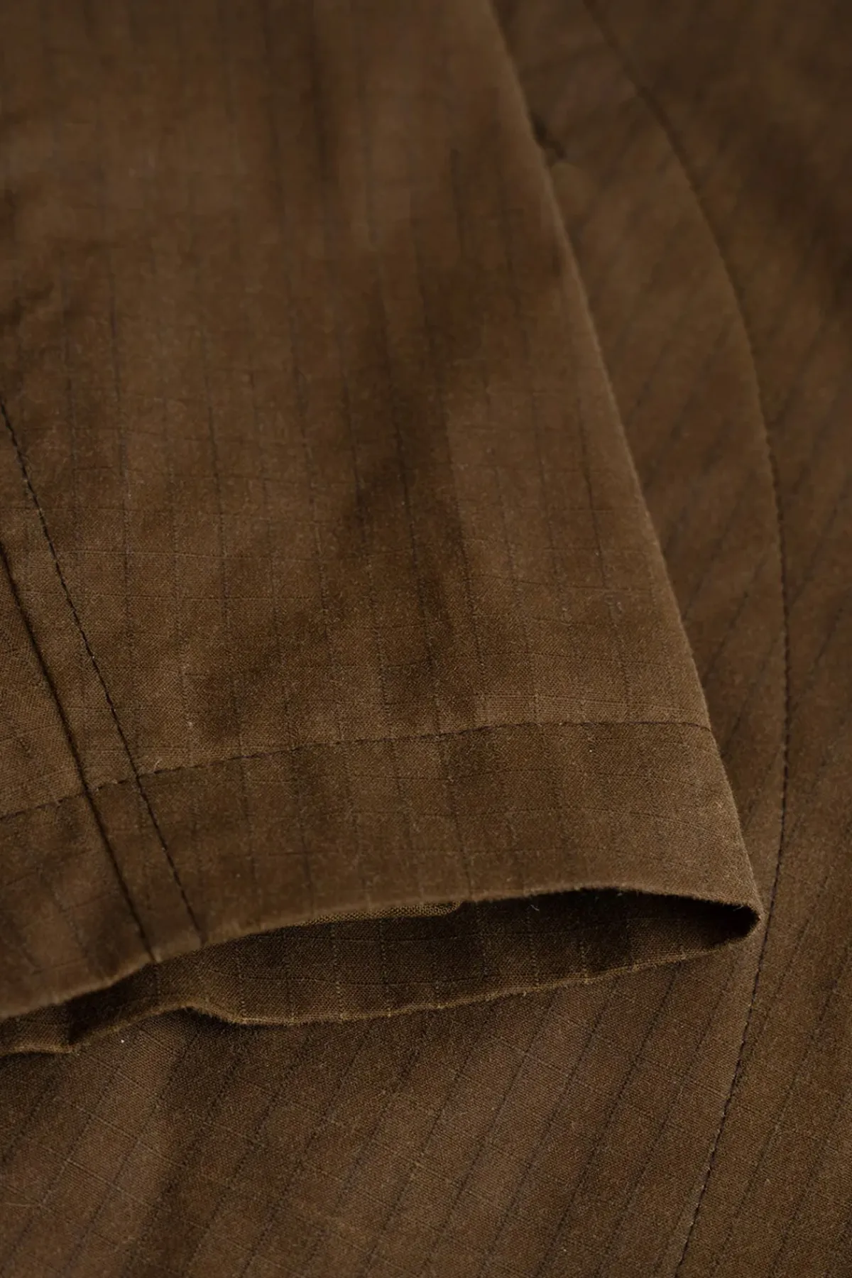 James Coward Site Jacket - Coyote Waxed Organic Ripstop< Coats, Jackets, And Vests