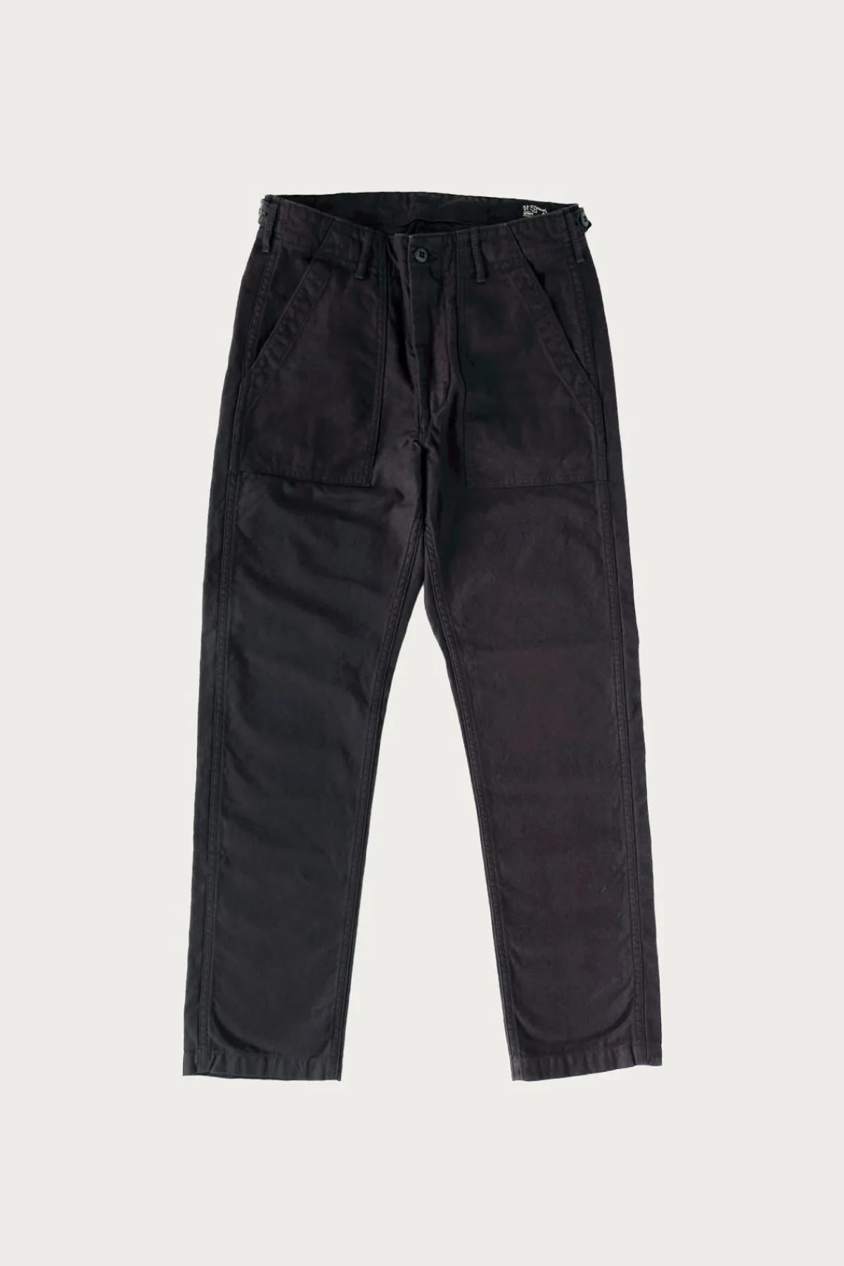 orSlow Slim Fit Fatigue Pants - Black< Pants
