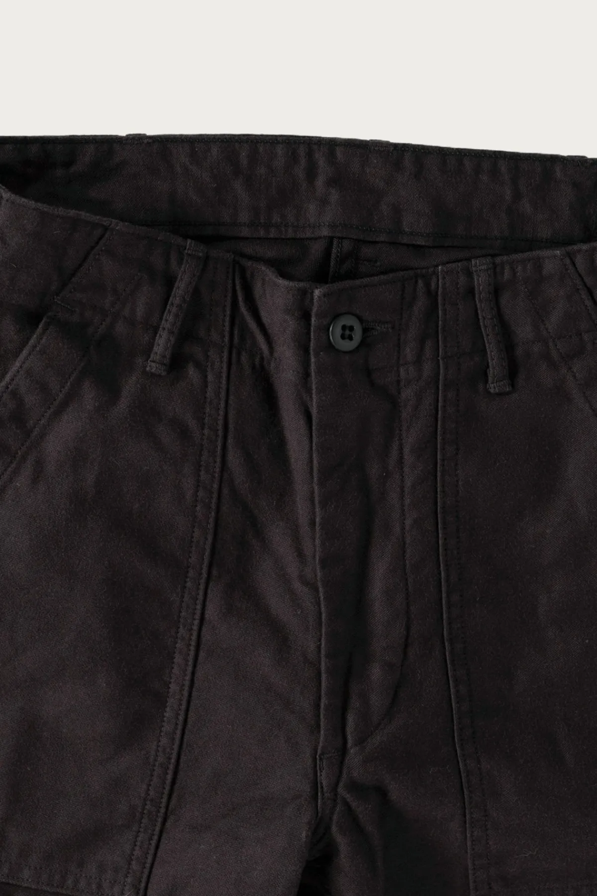 orSlow Slim Fit Fatigue Pants - Black< Pants
