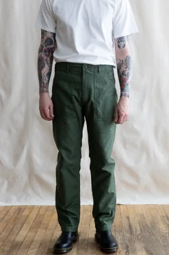 orSlow Slim Fit Fatigue Pants - Green< Pants