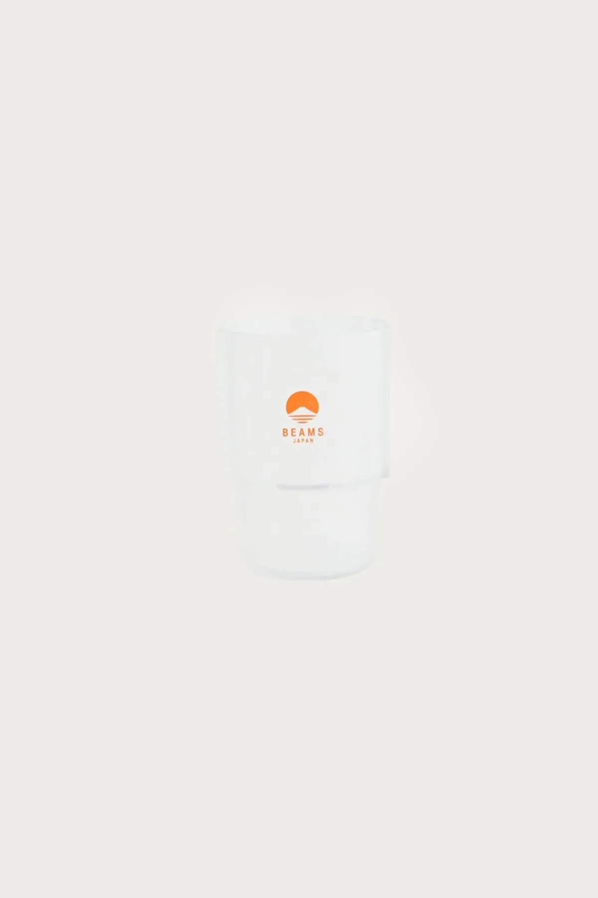 Beams Japan Stacking Cup Clear - Clear/Orange< Homegoods