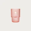 Beams Japan Stacking Cup Clear - Clear Red/White Logo< Homegoods