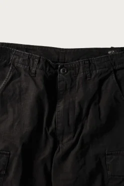 orSlow Stone Black Vintage Fit 6 Pocket Cargo Pants - Black Stone< Pants