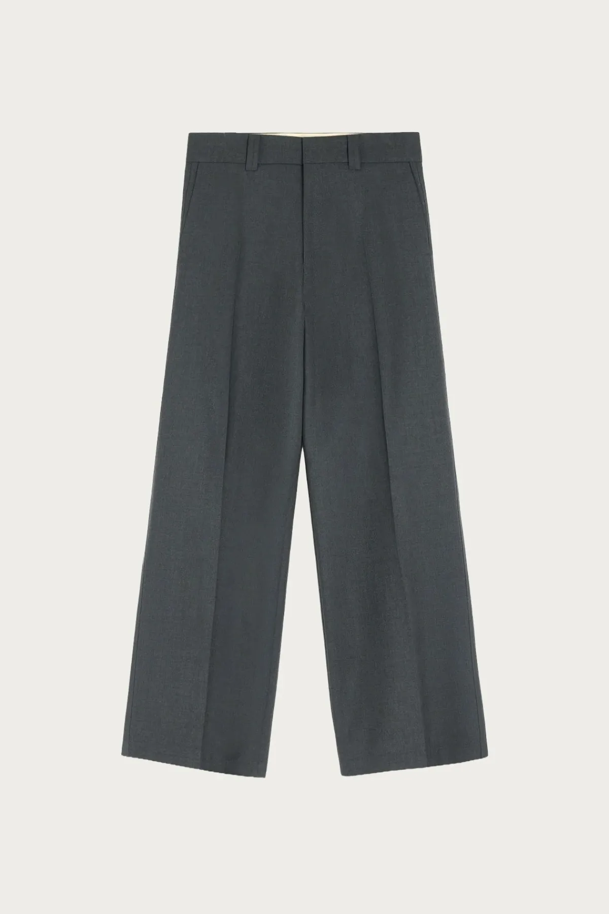Lemaire Straight Tailored Pants - Dark Grey< Coats, Jackets, And Vests