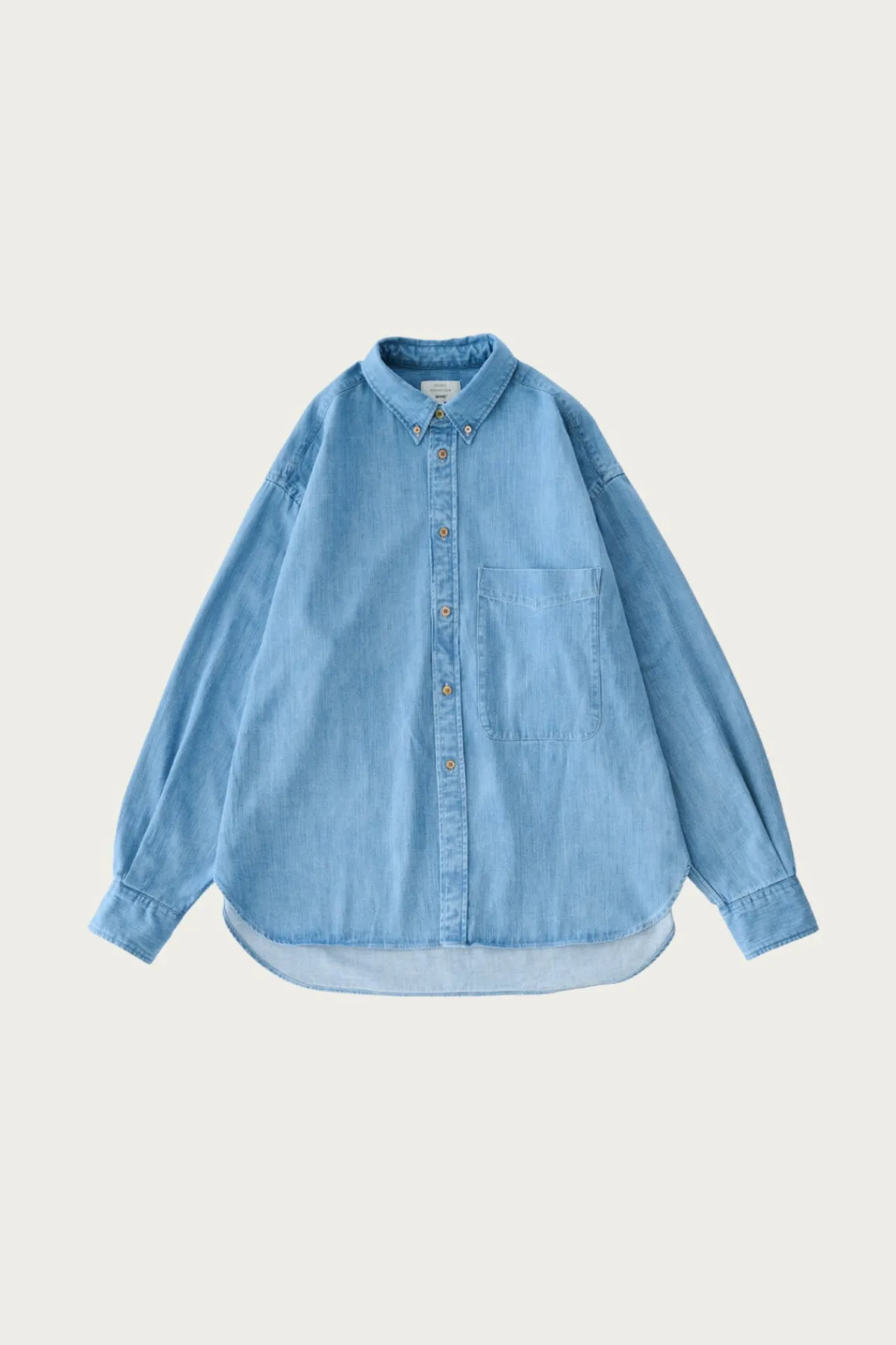Beams Plus Studio Nicholson x Beams+ Lisa Denim Shirt - Faded Wash< Shirts