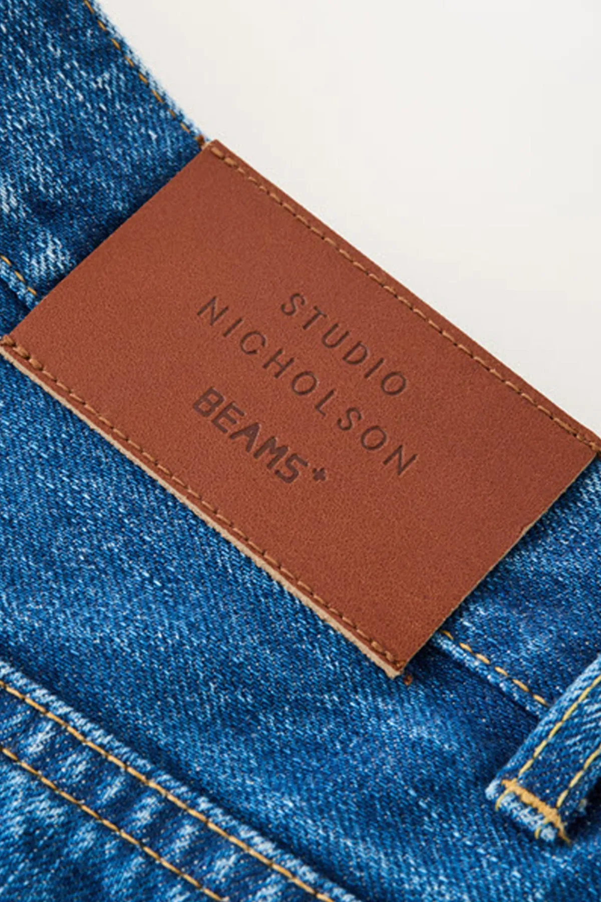 Beams Plus Studio Nicholson x Beams+ Holly Denim Jean - Faded Wash< Pants