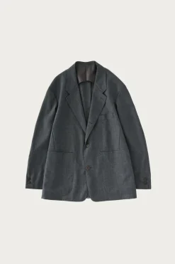 Beams Plus Studio Nicholson x Beams+ Paul Sports Coat - Charcoal Marl< Coats, Jackets, And Vests