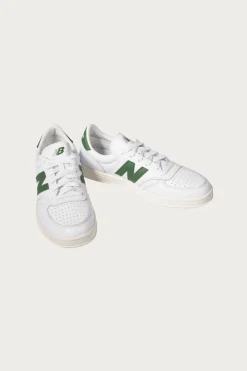 New Balance T500 - White/Dark Alpine Green< Footwear