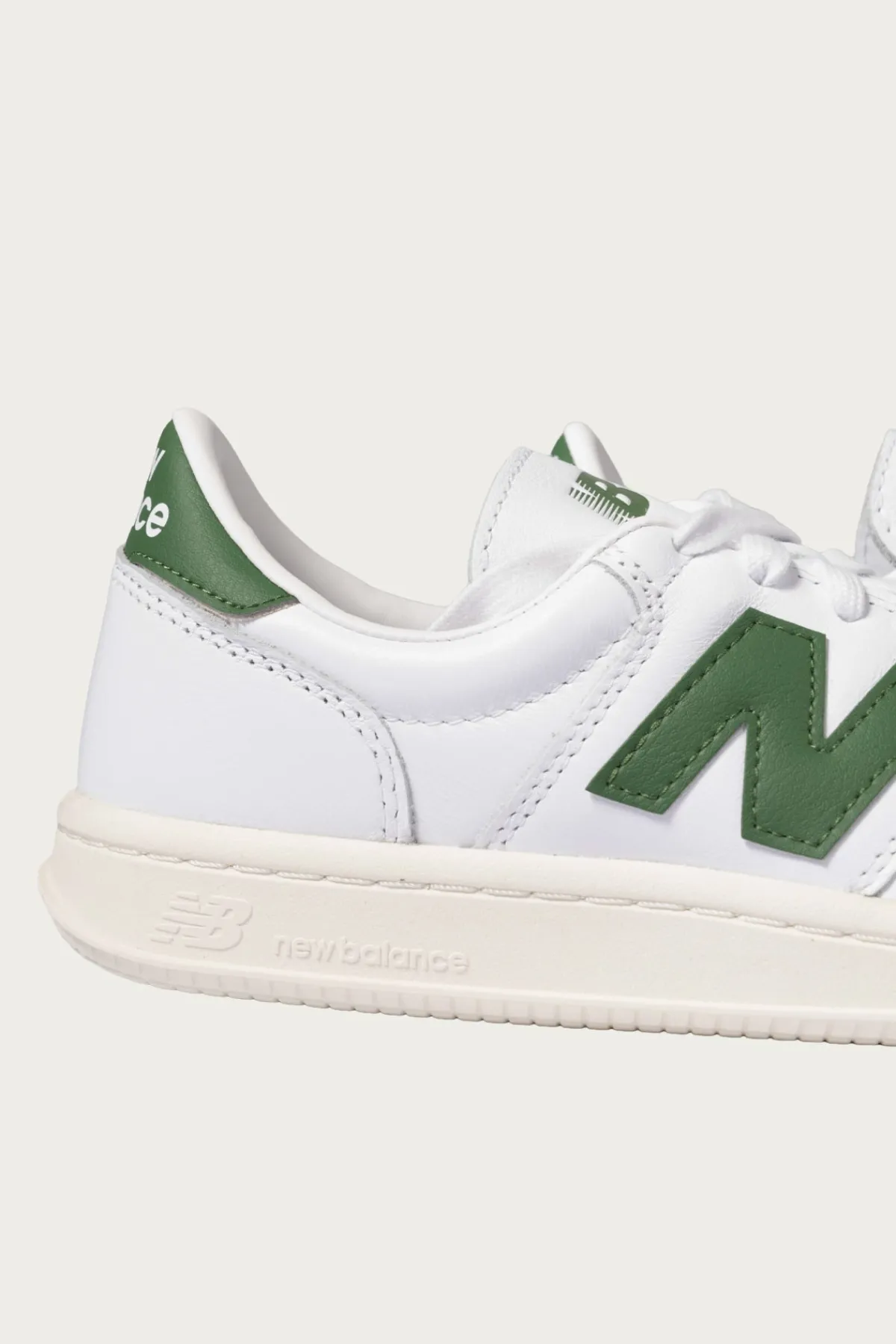 New Balance T500 - White/Dark Alpine Green< Footwear