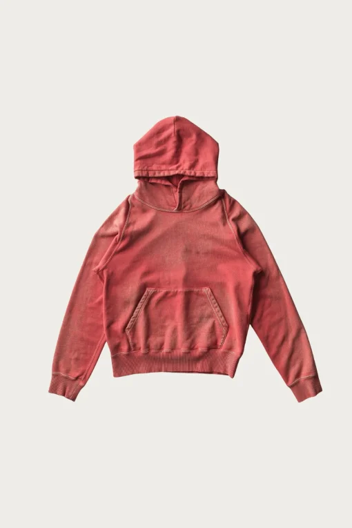 Cottle Time After Dye Hoodie - Coke Red< Tees And Sweats