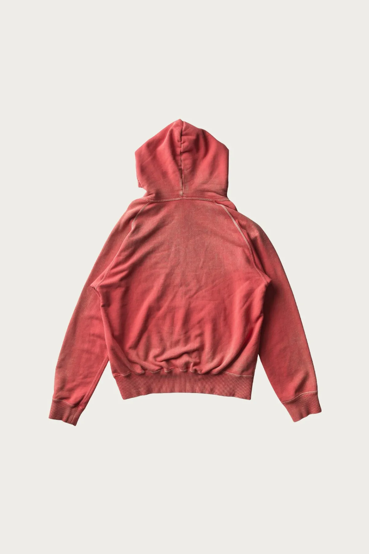 Cottle Time After Dye Hoodie - Coke Red< Tees And Sweats
