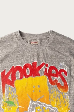 Kapital TOP Jersey Non-Sleeve BIG-T (BUSTER PECKISH BOWY) - Grey< Tees And Sweats