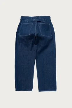 The Real McCoys Trousers, Working, Denim - Blue< Denim