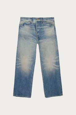 Brain Dead Type OO 15oz Selvedge Denim Pant - Washed Indigo< Denim
