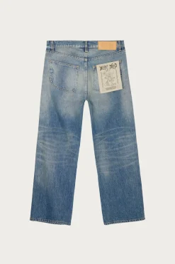 Brain Dead Type OO 15oz Selvedge Denim Pant - Washed Indigo< Denim