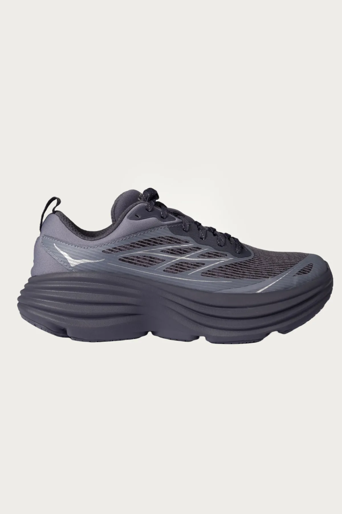 HOKA U Bondi 8 TS Caged - Charcoal Grey/Grey Skies< Footwear