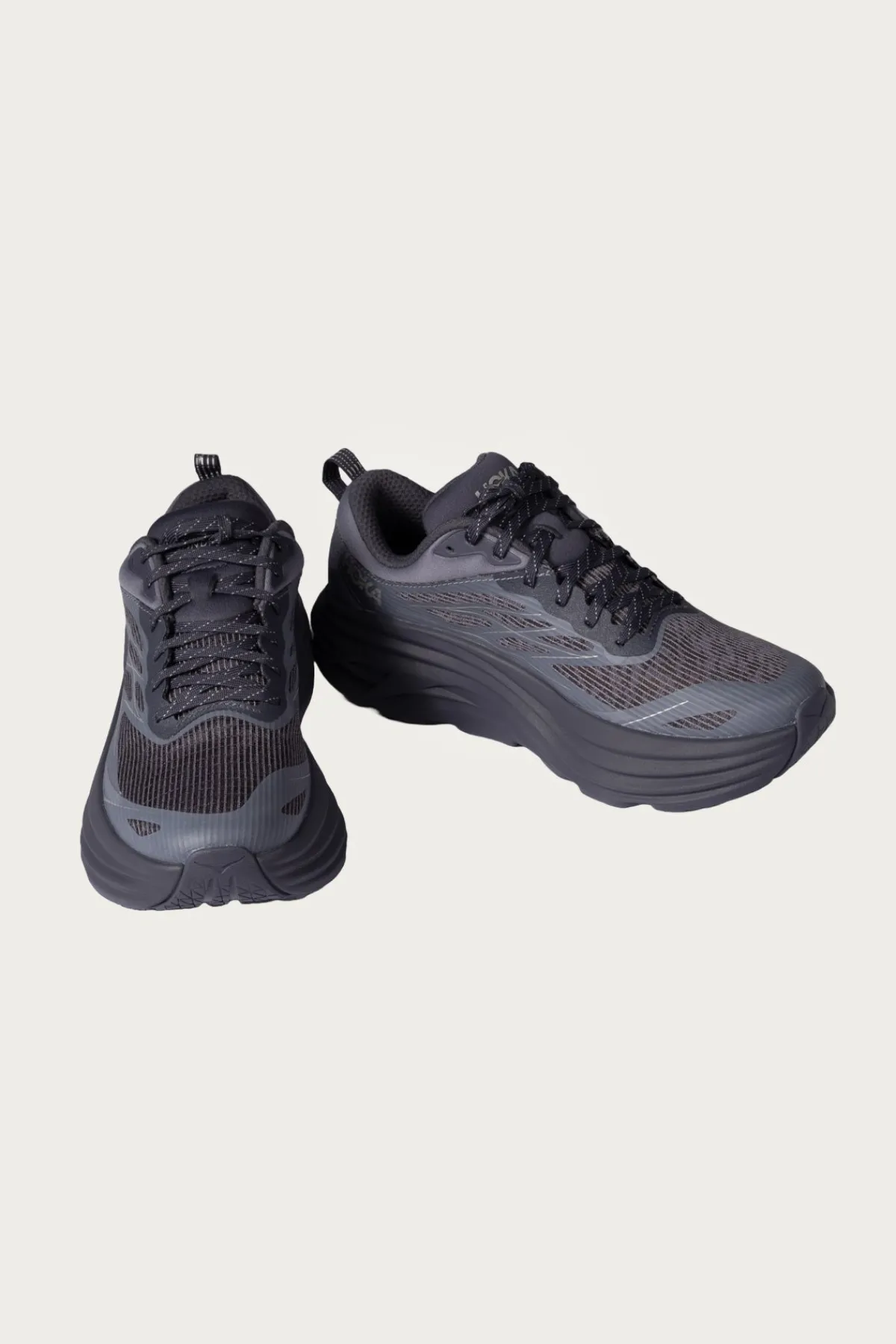 HOKA U Bondi 8 TS Caged - Charcoal Grey/Grey Skies< Footwear