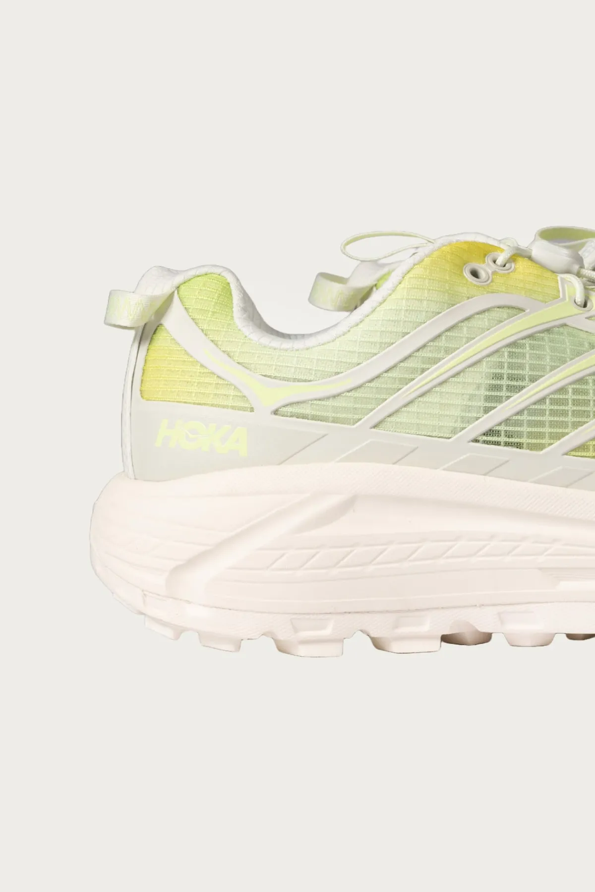 HOKA U Mafate Three2 Grid - Truffle Salt/Sour Lemon< Footwear