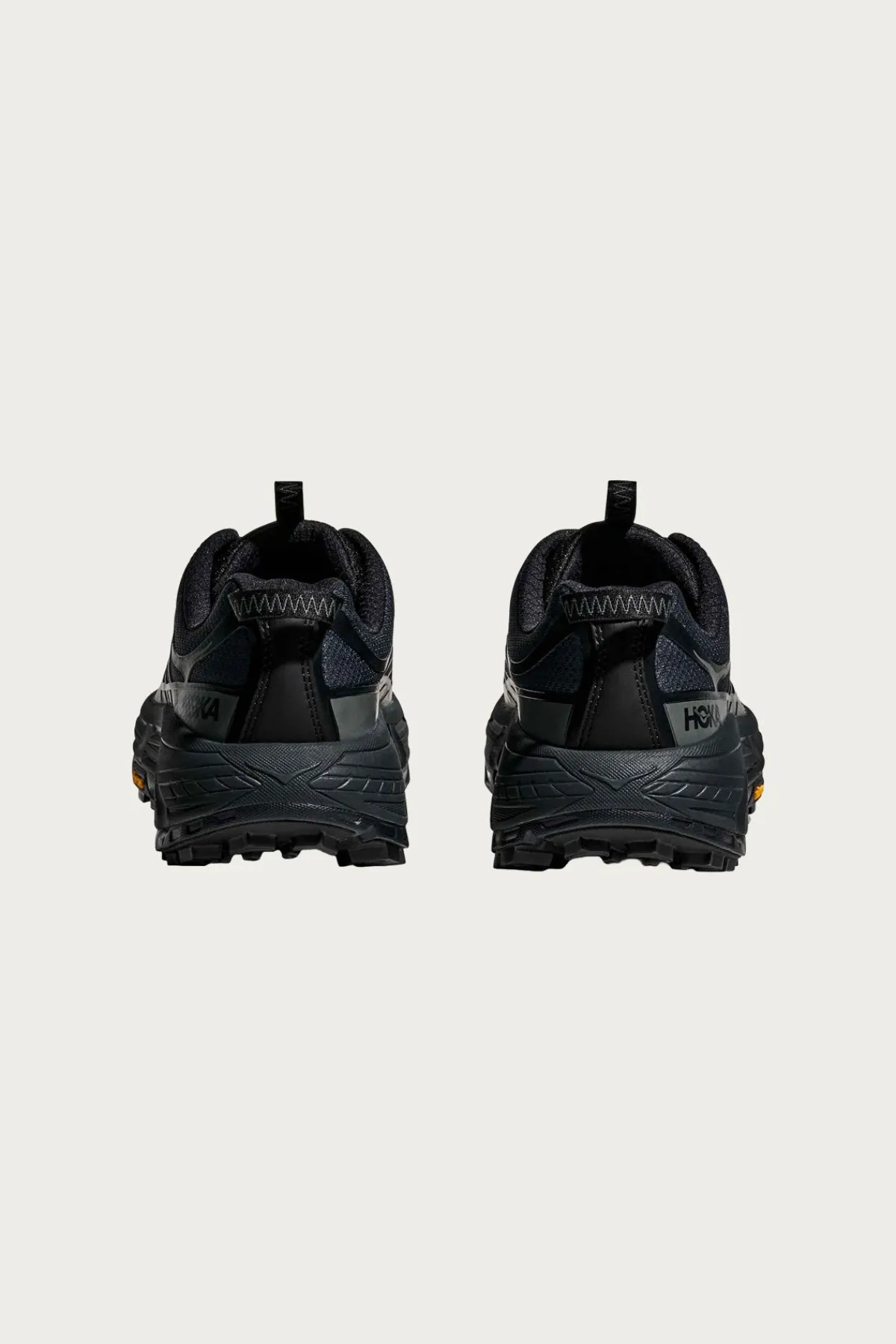 HOKA U Mafate Three2 Wordmark - Black/Outer Orbit< Footwear