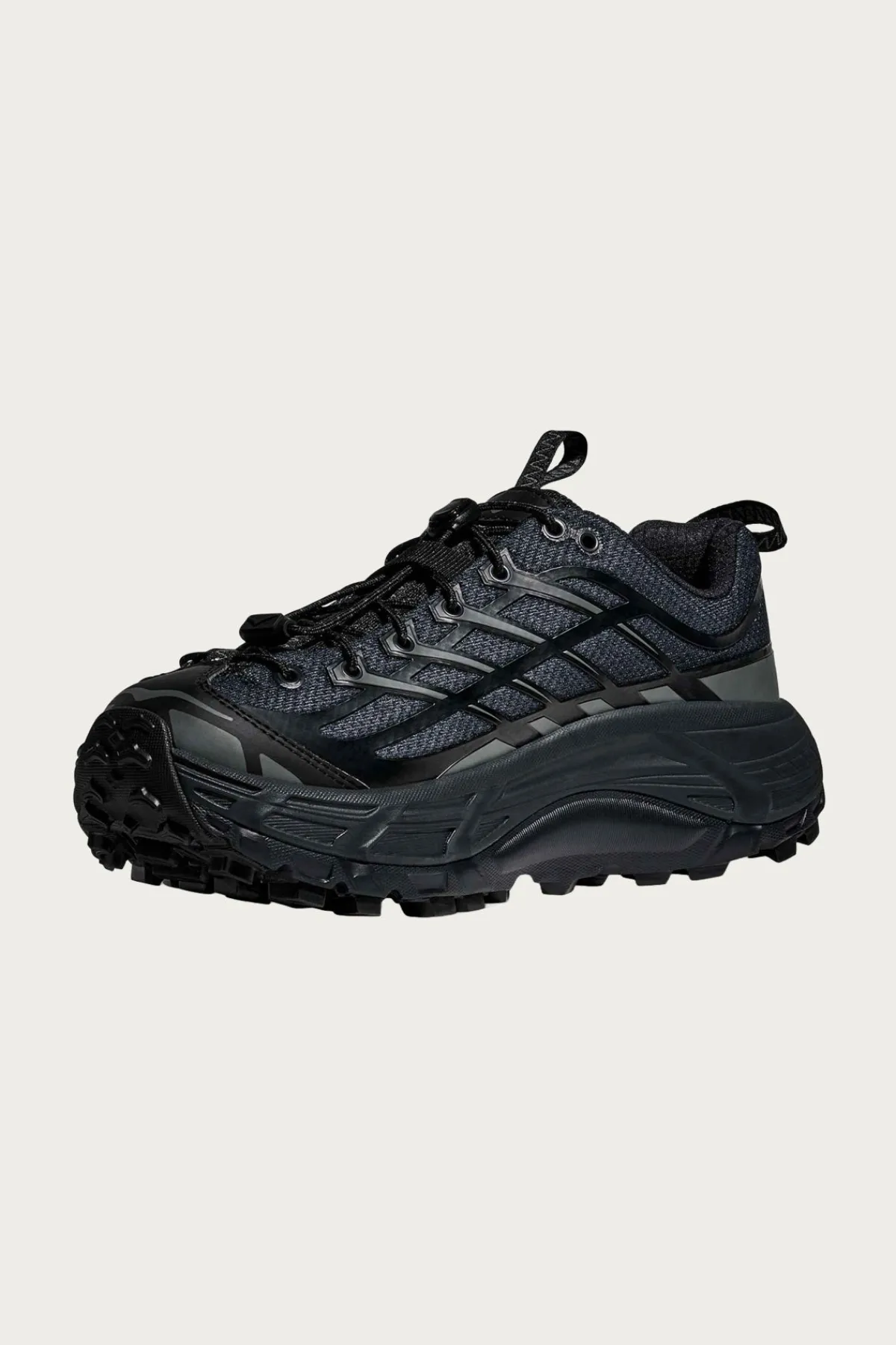 HOKA U Mafate Three2 Wordmark - Black/Outer Orbit< Footwear