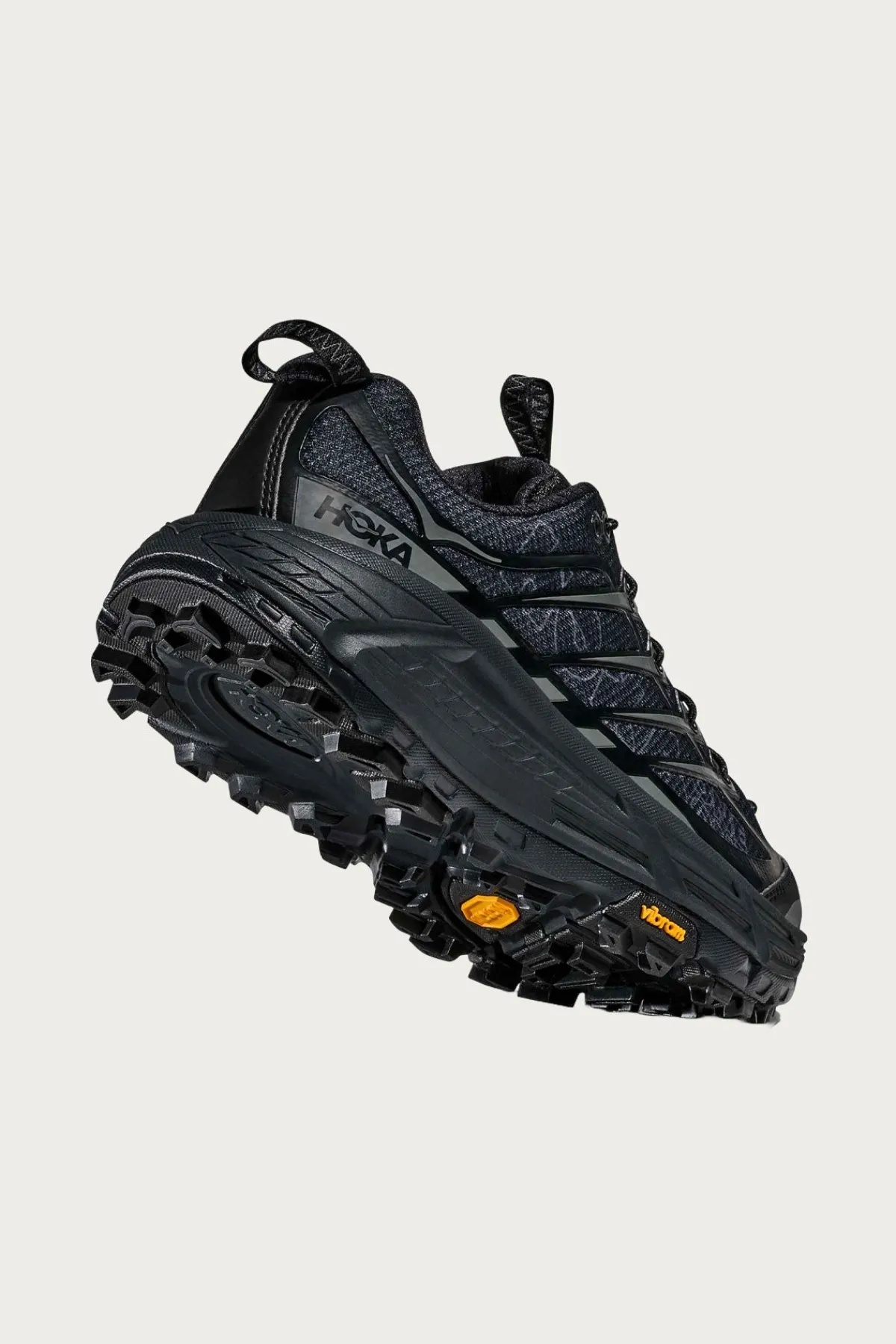 HOKA U Mafate Three2 Wordmark - Black/Outer Orbit< Footwear