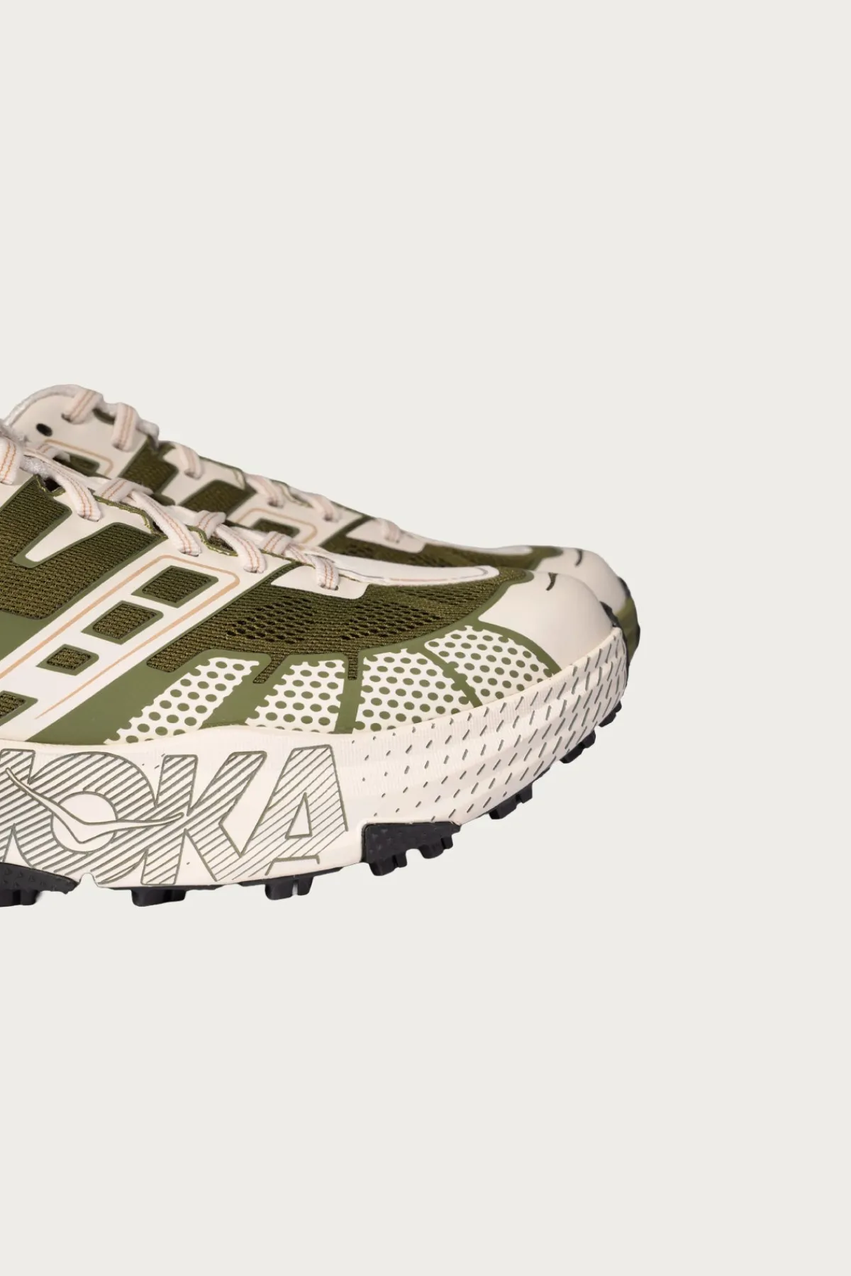 HOKA U Speedgoat 2 - Moss Green/Rose Cream< Footwear