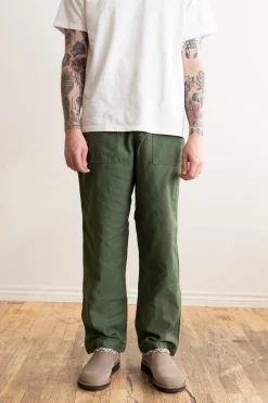orSlow US Army Fatigue Pants (Regular Fit) - Green< Pants