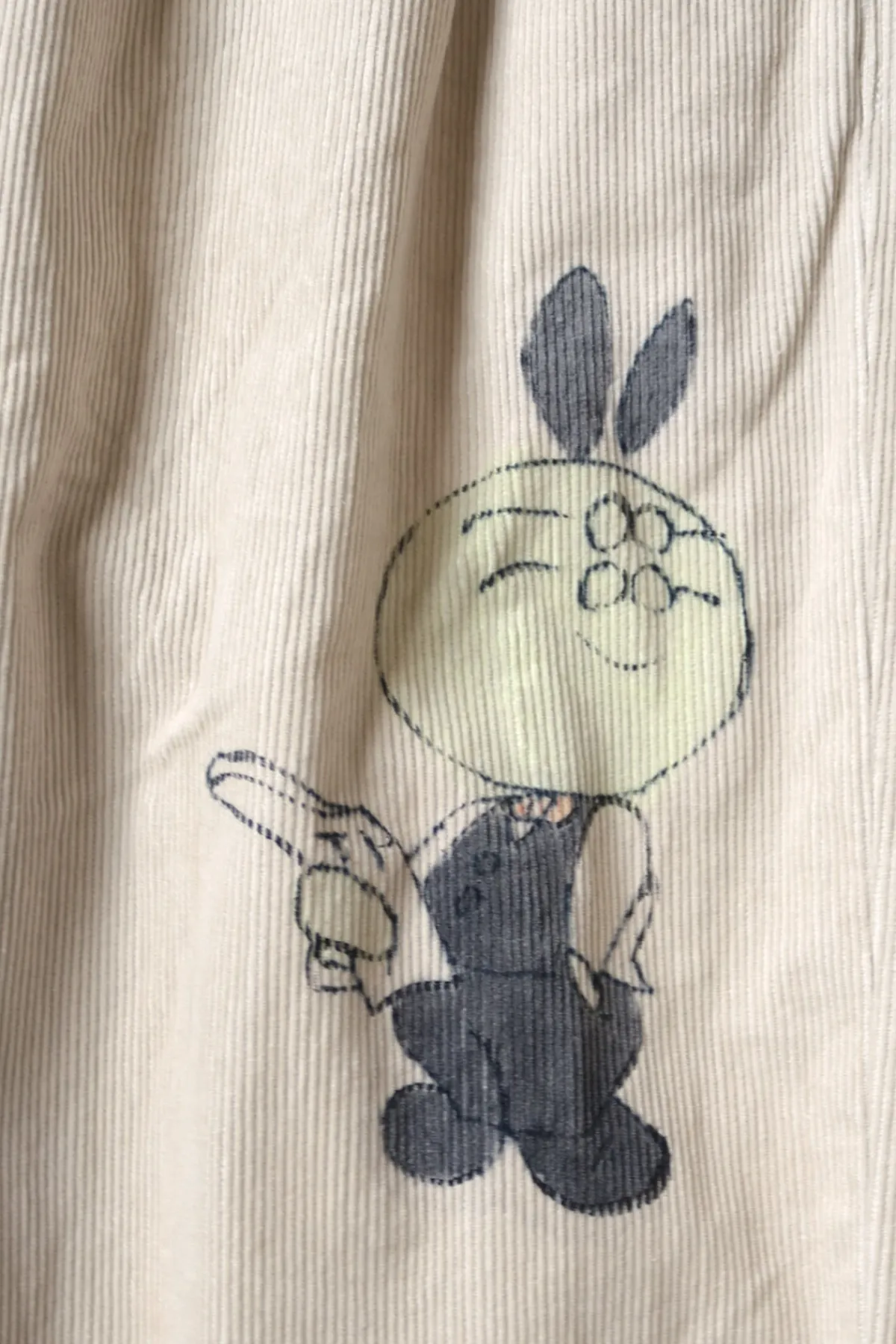 Kapital 14W Corduroy IVY Pants (Memorial Paint Model) - Beige< Pants