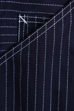 The Real McCoys Wabash Work Trousers - Indigo< Pants