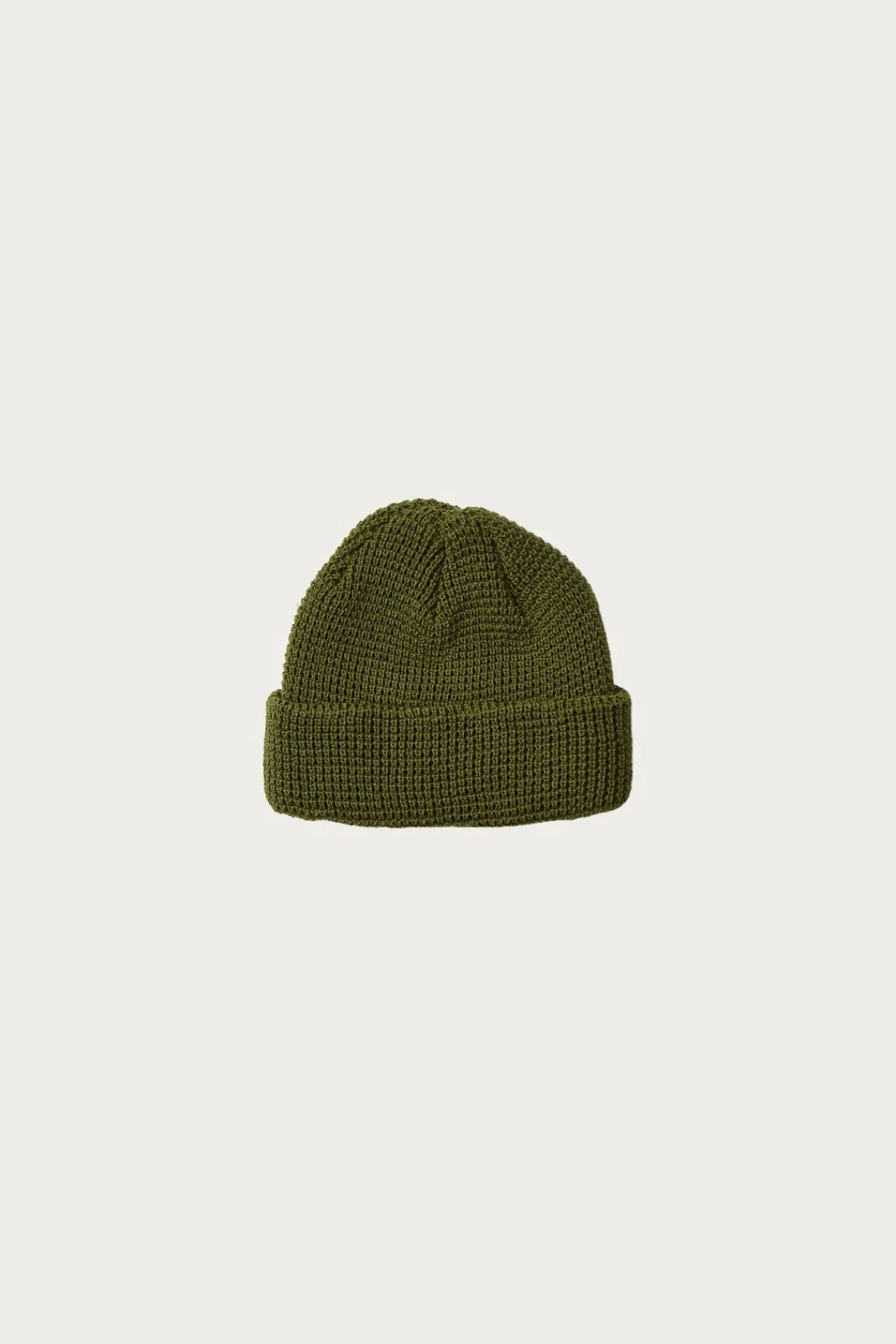 Rototo Waffle Watch Cap - Olive Green< Accessories