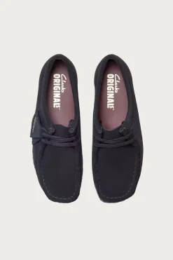 Clarks Wallabee - Black Suede< Footwear