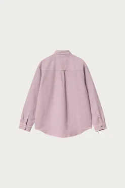 Carhartt Work In Progress Walter Shirt Jacket - Garment Dyed Pink Fog< Coats, Jackets, And Vests