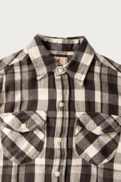 Wythe Washed Flannel Workshirt - Night Pitch< Shirts