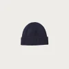 Rototo Washi/Recycled Cotton Beanie - Navy< Accessories
