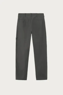Stone Island Weatherproof Cotton Canvas Trousers - Grey< Pants