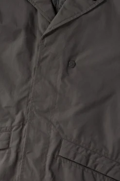 Stone Island Weatherproof Cotton/Canvas Jacket - Grey< Coats, Jackets, And Vests