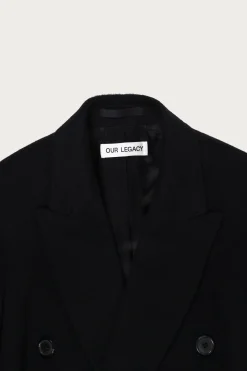 Our Legacy Whale Coat - Black Hairy Wool< Coats, Jackets, And Vests