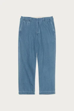 nanamica Wide Denim Pants - Light Indigo< Pants