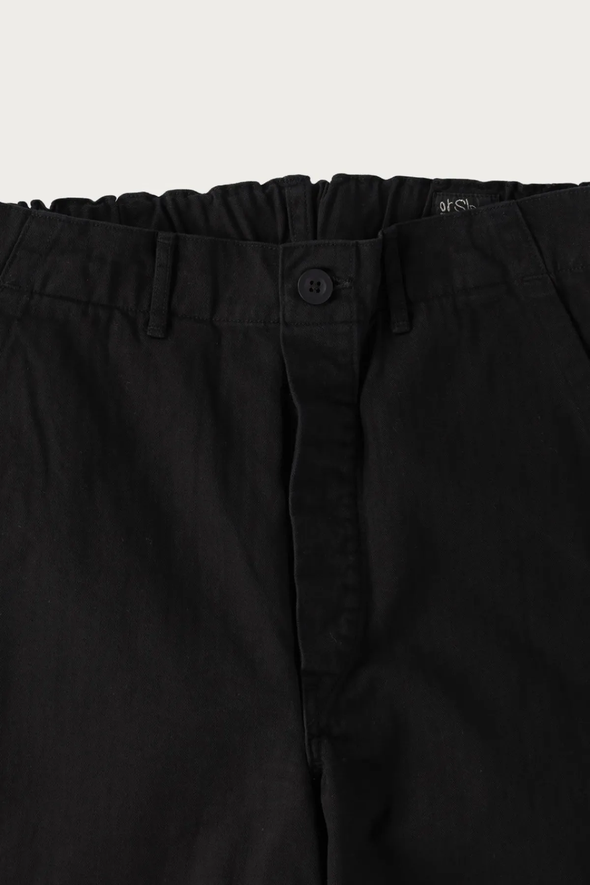 orSlow Wide Fit French Work Pants - Black< Pants
