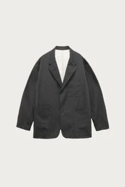 nanamica Wool Gabardine Club Jacket - Charcoal< Coats, Jackets, And Vests