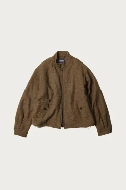 FrizmWORKS Wool Harrington Jacket - Brown< Coats, Jackets, And Vests