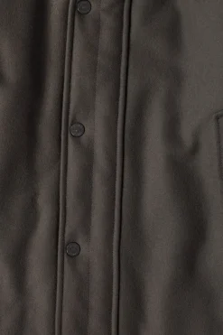 Stone Island Wool Nylon Flannel Ghost Jacket - Grey< Coats, Jackets, And Vests