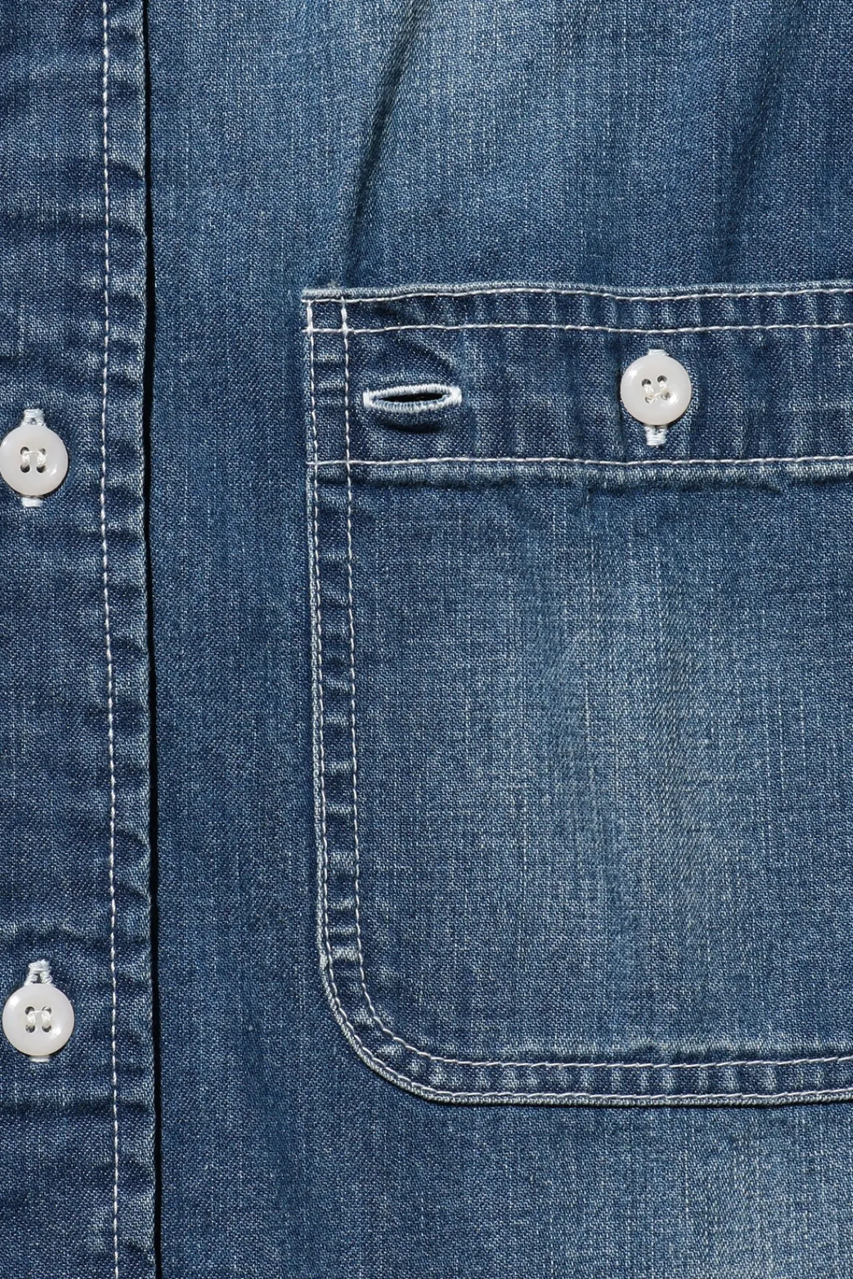 Beams Plus WORK 8oz Denim - Used< Shirts